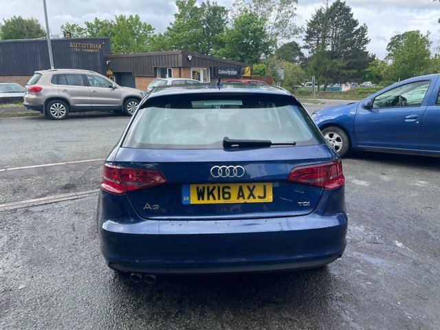 Audi A3 2.0 Tdi Se Technik Sportback Eur WK16AXJ Blue #5