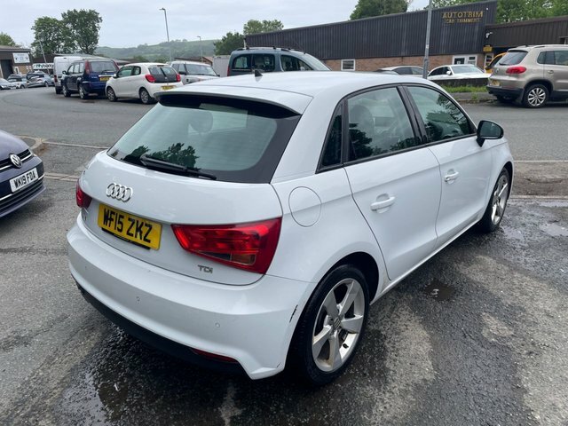 Audi A1 1.6 Tdi Sport Sportback Euro 6 WF15ZKZ White #6