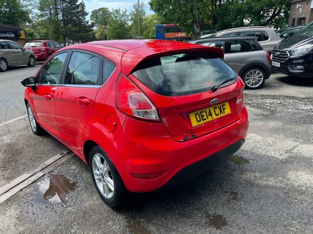 Ford Fiesta 1.25 Zetec Hatchback Euro 5 82 OE14CXF Red #6