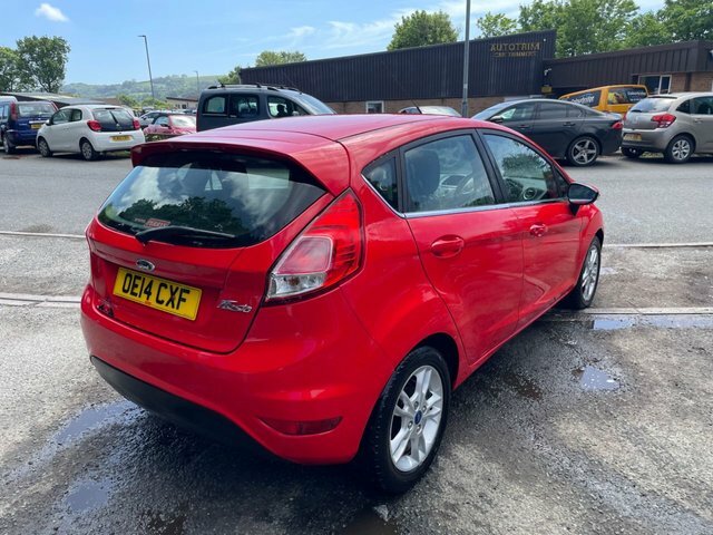 Ford Fiesta 1.25 Zetec Hatchback Euro 5 82 OE14CXF Red #4