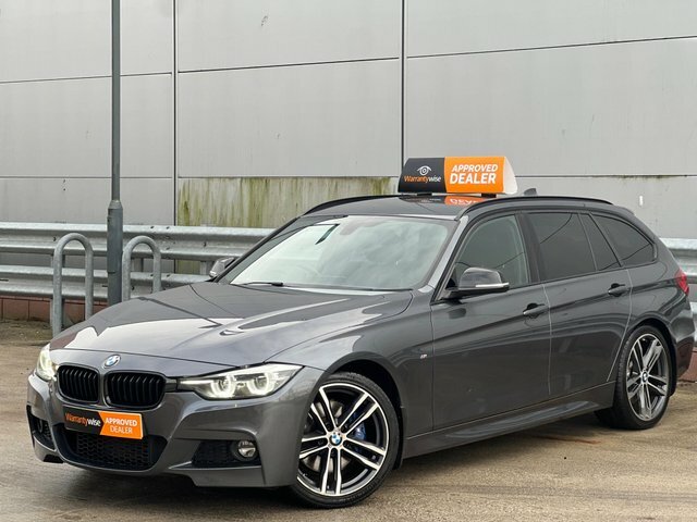 BMW 3 Series 2018 2.0 320D M Sport Shadow Edition Touring AO18XCH Grey #3