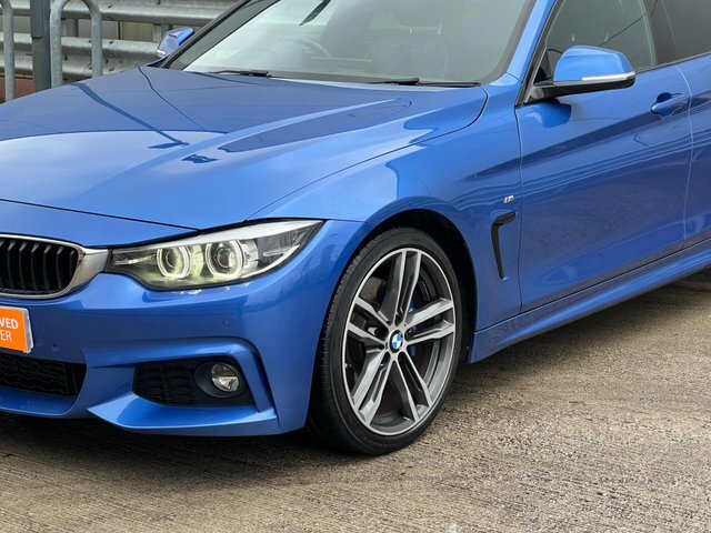 BMW 4 Series Gran Coupe 2017 2.0 420D M Sport Euro 6 Ss NJ67YVU Blue #6