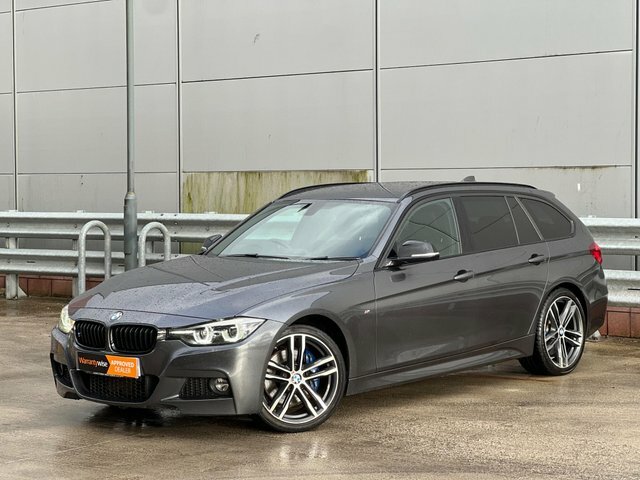 BMW 3 Series 2019 2.0 320D M Sport Shadow Edition Touring YE19LRD Grey #3