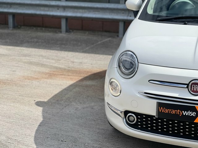Fiat 500 2017 1.2 Lounge Hatchback Euro 6 YT67NJY White #5
