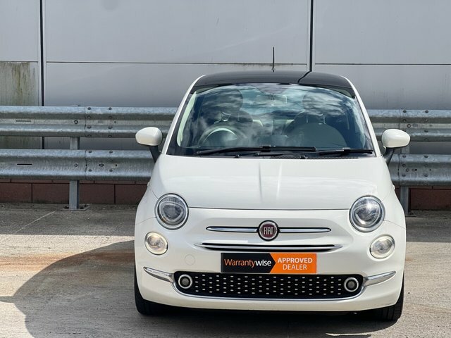 Fiat 500 2017 1.2 Lounge Hatchback Euro 6 YT67NJY White #4