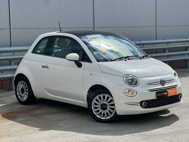 Fiat 500 2017 1.2 Lounge Hatchback Euro 6 White