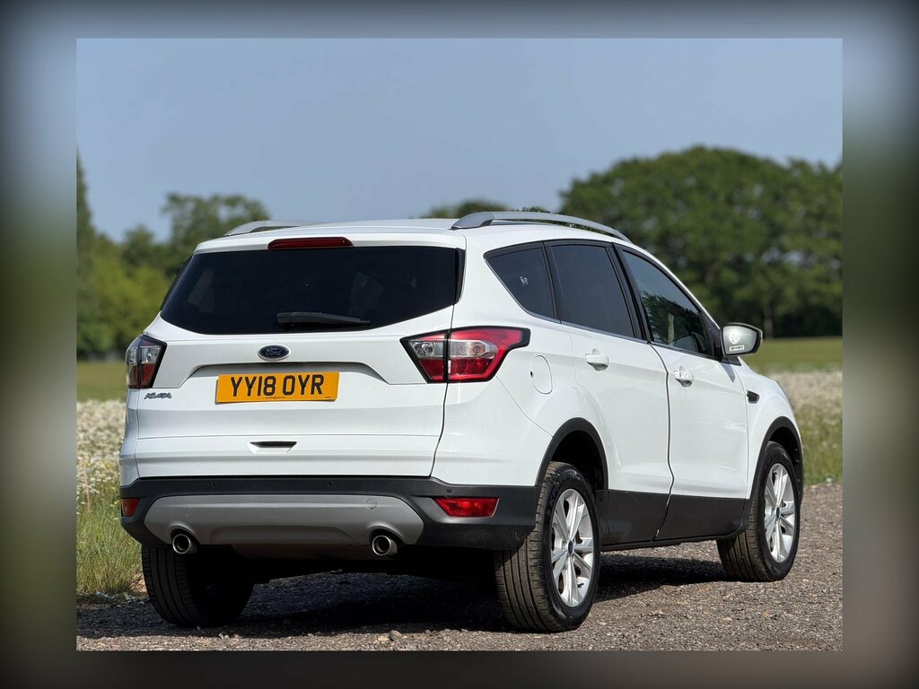 Ford Kuga 1.5 Tdci Titanium Powershift Euro 6 Ss YY18OYR White #5