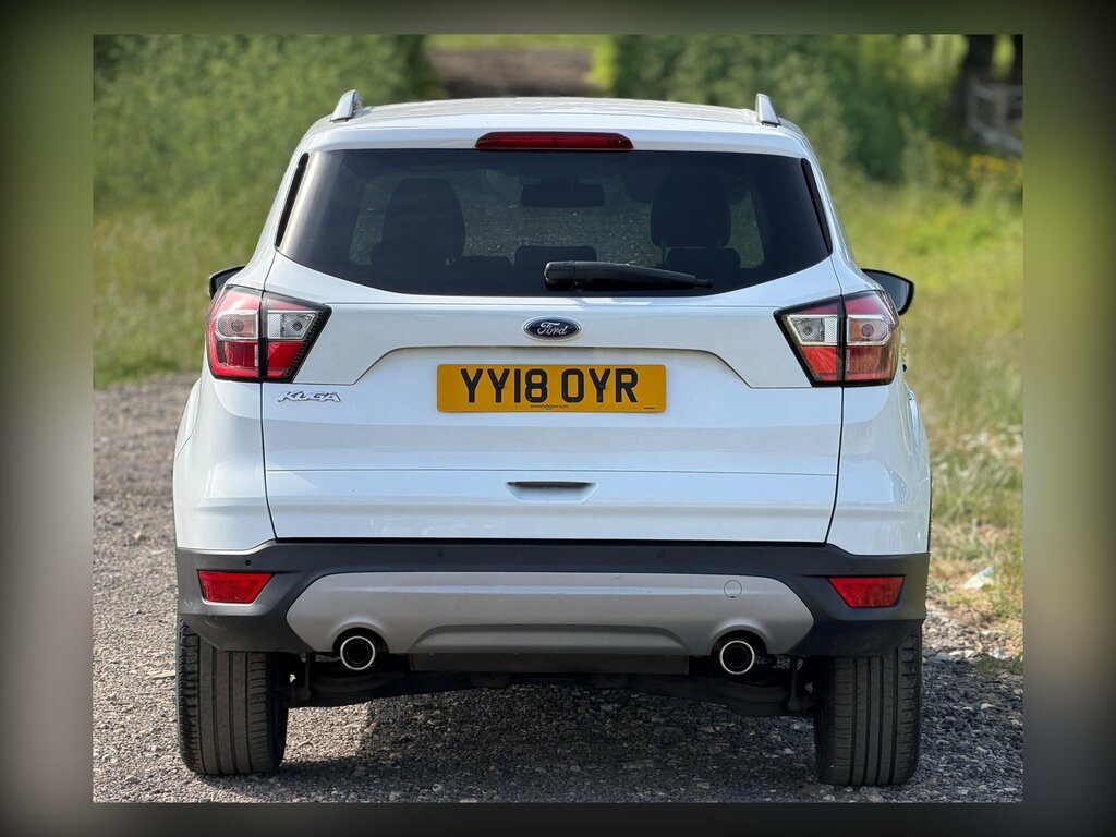 Ford Kuga 1.5 Tdci Titanium Powershift Euro 6 Ss YY18OYR White #6