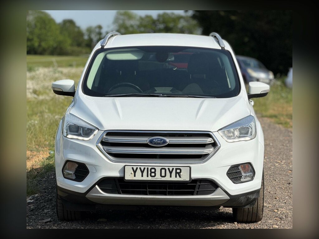 Ford Kuga 1.5 Tdci Titanium Powershift Euro 6 Ss YY18OYR White #2