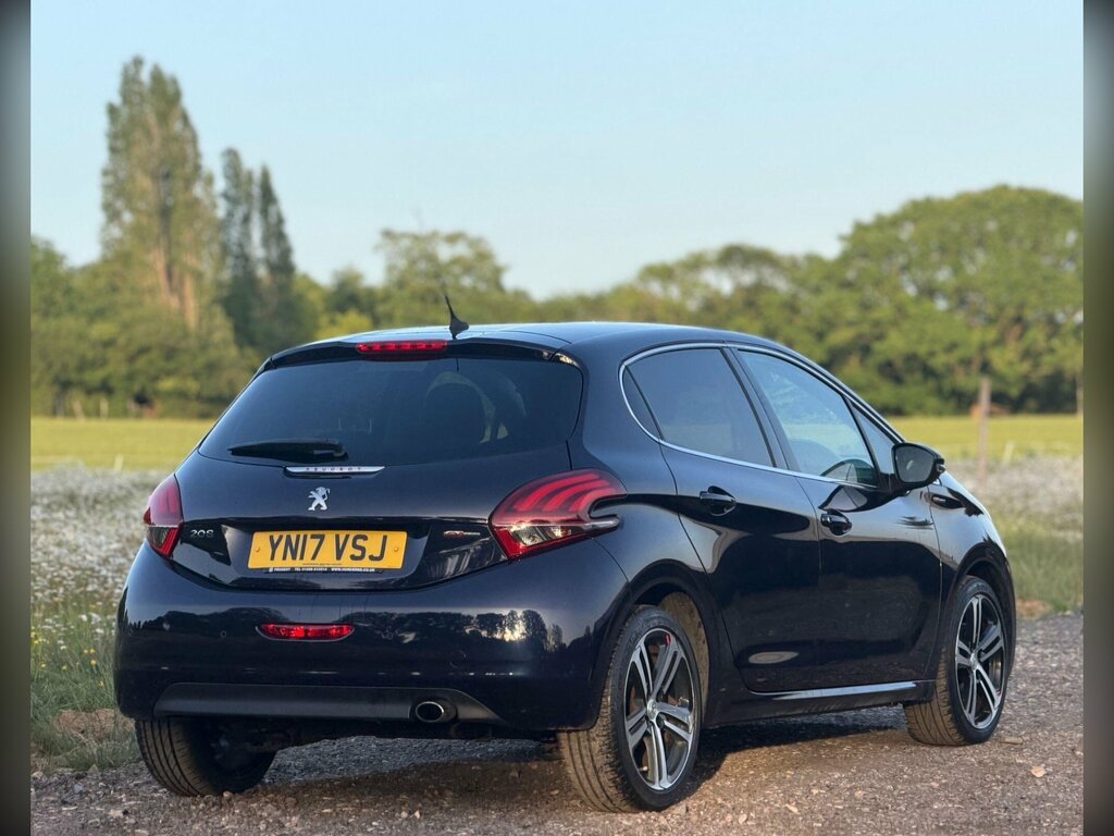 Peugeot 208 1.2 Puretech Gt Line Euro 6 Ss YN17VSJ Blue #6