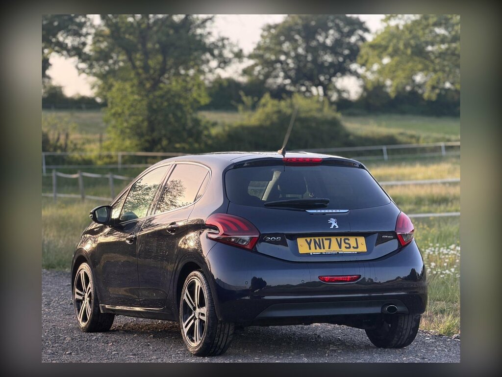 Peugeot 208 1.2 Puretech Gt Line Euro 6 Ss YN17VSJ Blue #5