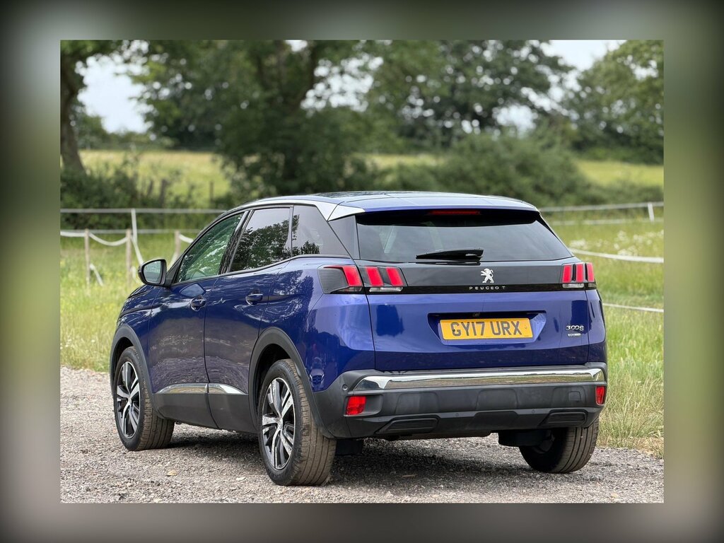Peugeot 3008 1.2 Puretech Allure Euro 6 Ss GY17URX Blue #5