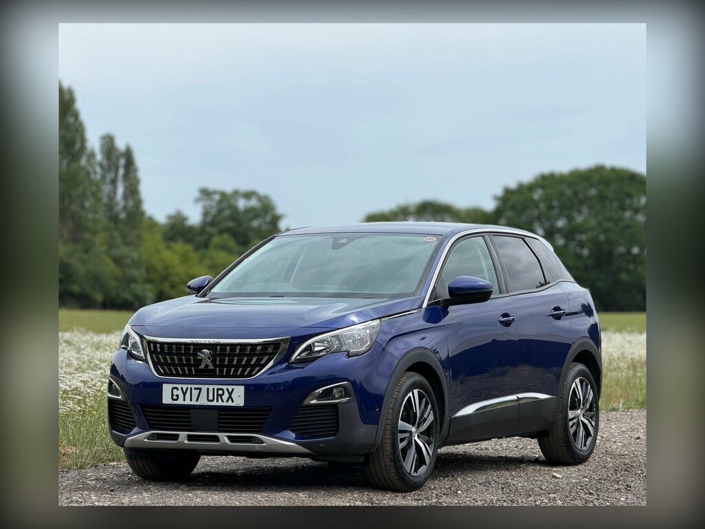 Peugeot 3008 1.2 Puretech Allure Euro 6 Ss GY17URX Blue #3