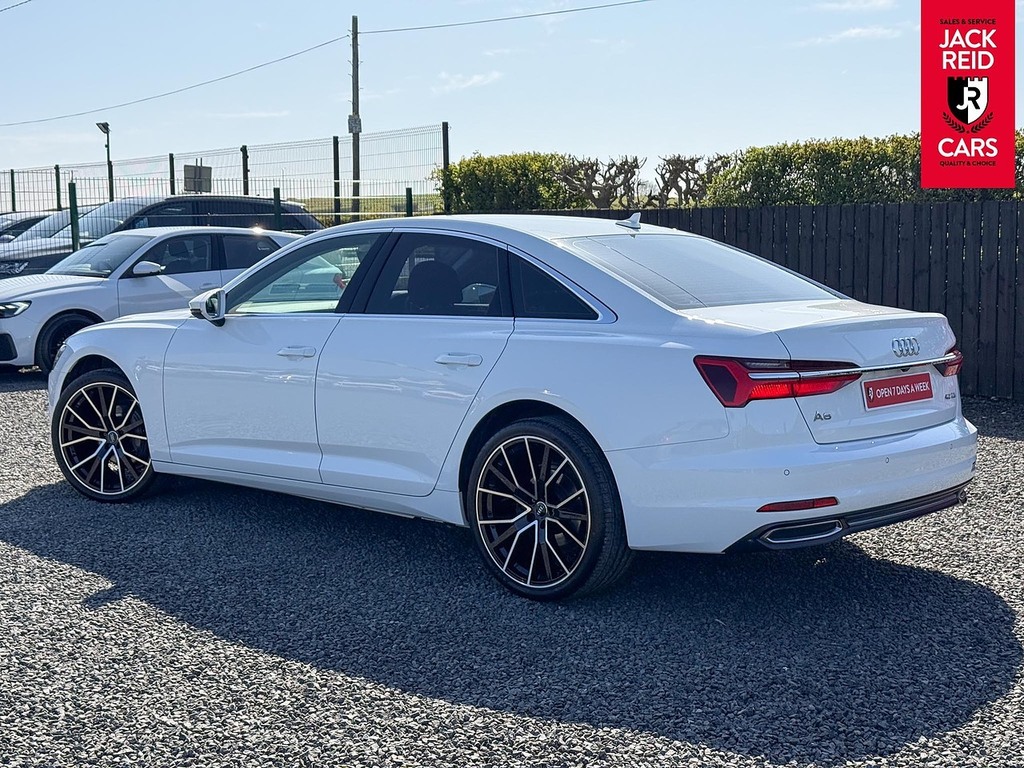 Audi A6 Saloon Saloon AF19KFX White #2