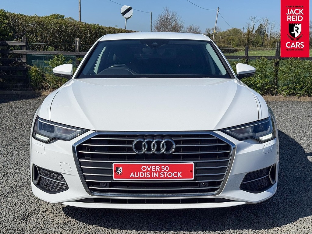 Audi A6 Saloon Saloon AF19KFX White #6