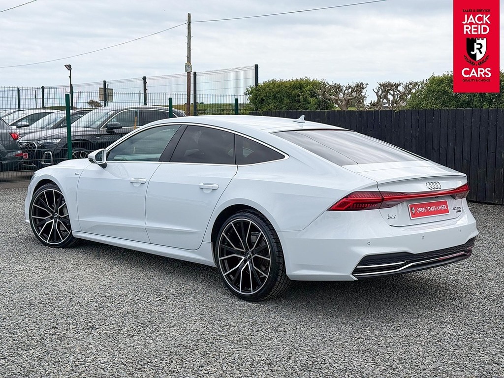 Audi A7 Hatchback GX23XTK White #2