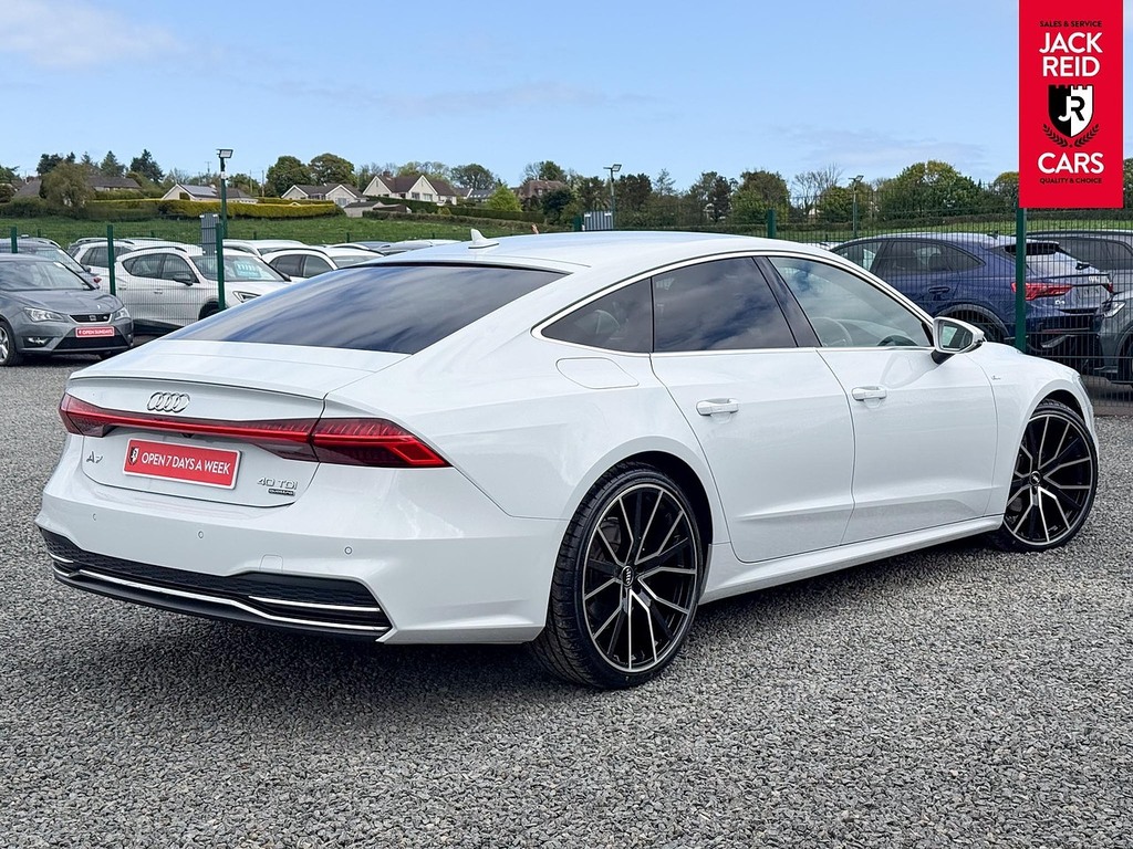 Audi A7 Hatchback GX23XTK White #6