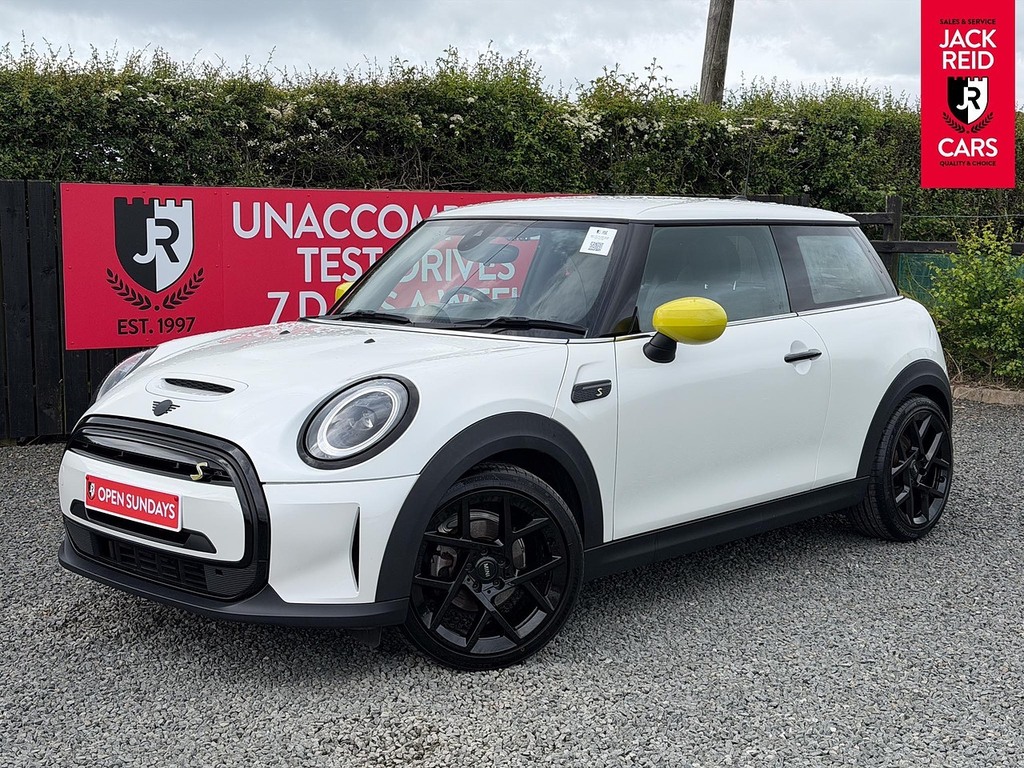 Mini Electric Hatchback White