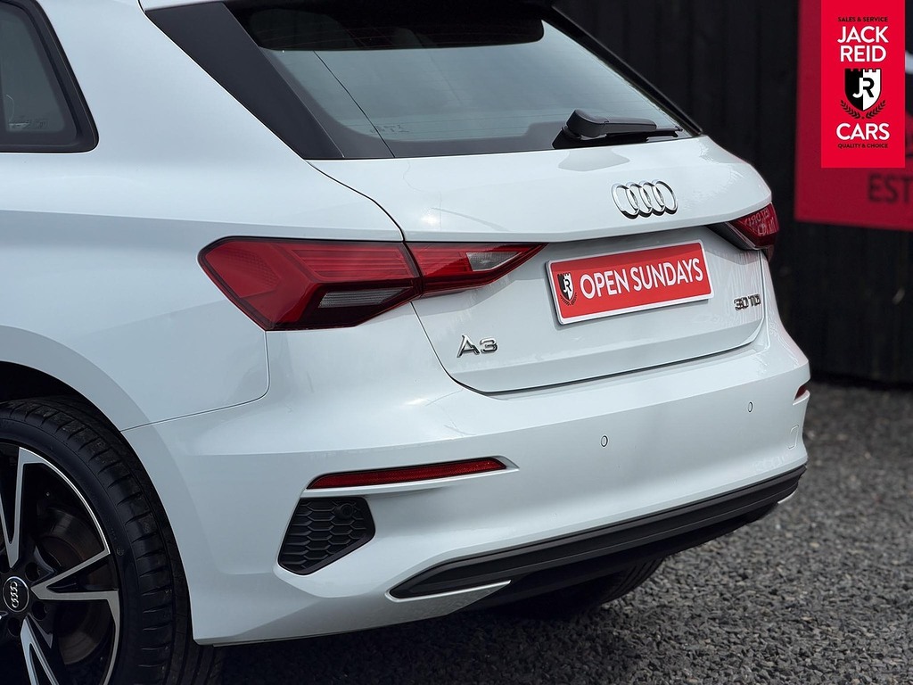 Audi A3 Hatchback KY22JYK White #3