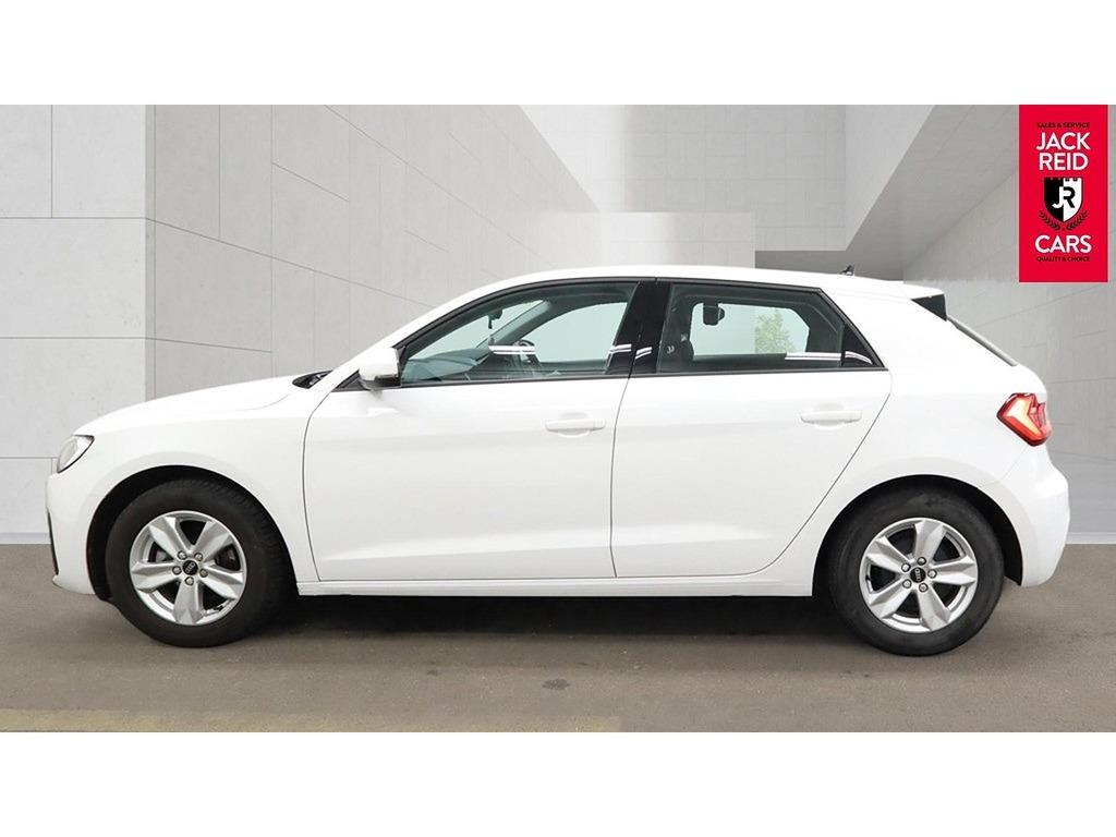 Audi A1 Hatchback HJ23UBT White #3