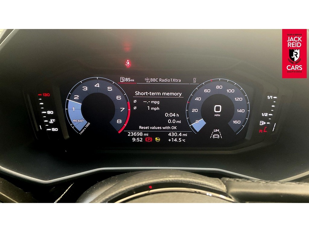 Audi A1 Hatchback HJ23UBT White #5