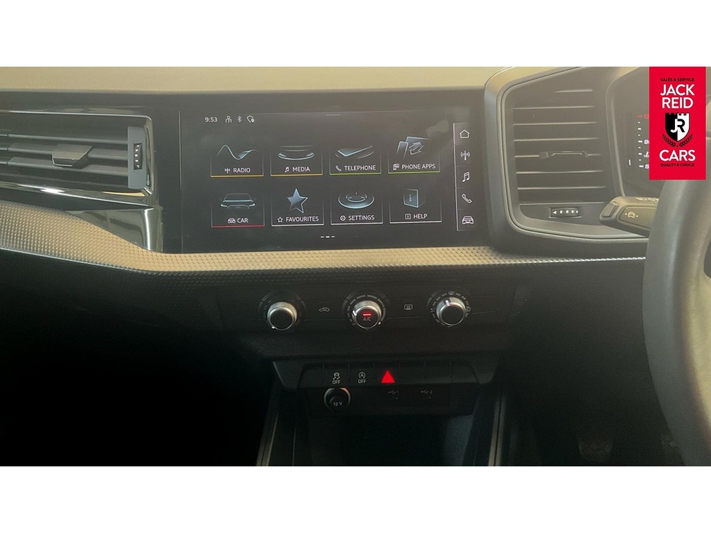 Audi A1 Hatchback HJ23UBT White #6