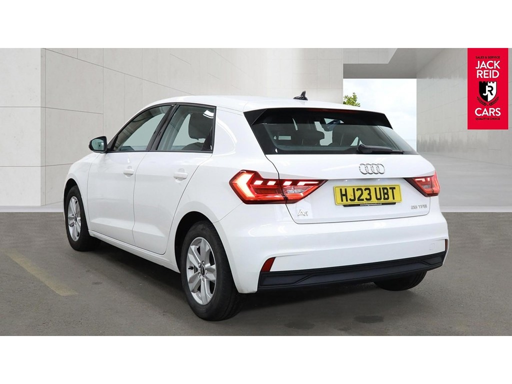 Audi A1 Hatchback HJ23UBT White #2