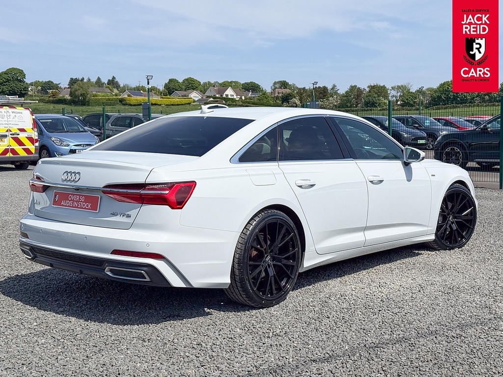 Audi A6 Saloon Saloon KY23NNU White #4