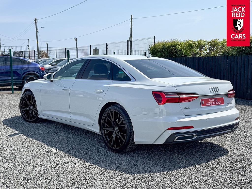 Audi A6 Saloon Saloon KY23NNU White #2