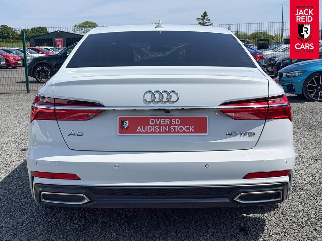Audi A6 Saloon Saloon KY23NNU White #3