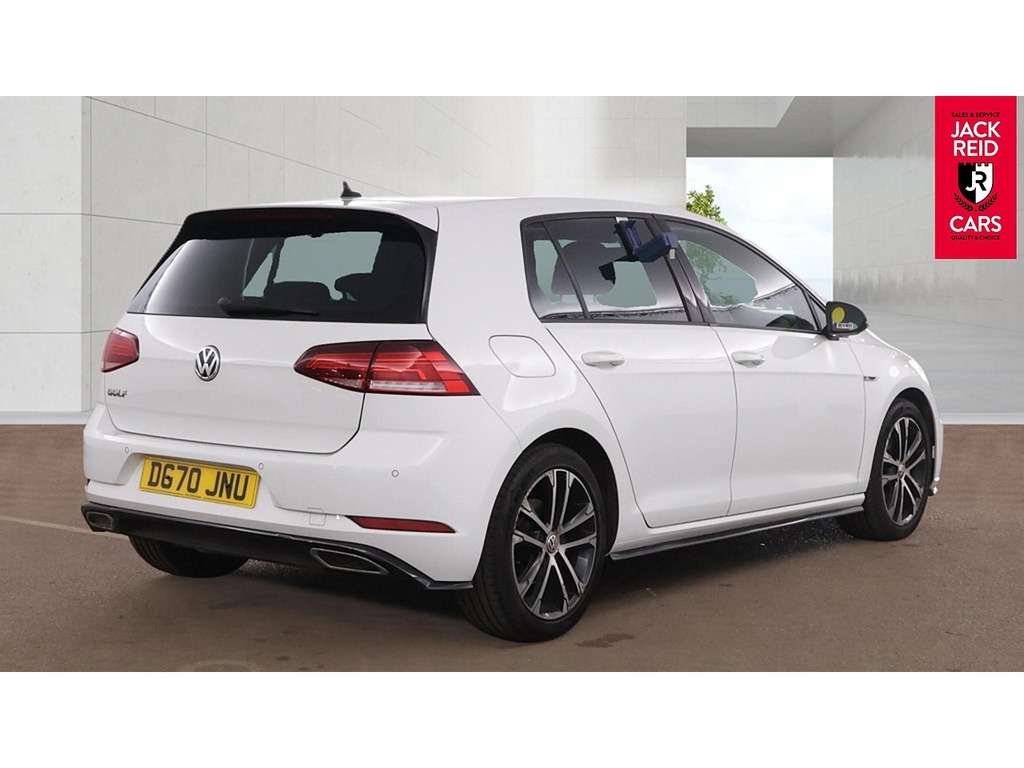 Volkswagen Golf Hatchback DG70JNU White #2