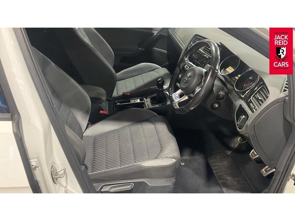 Volkswagen Golf Hatchback DG70JNU White #3