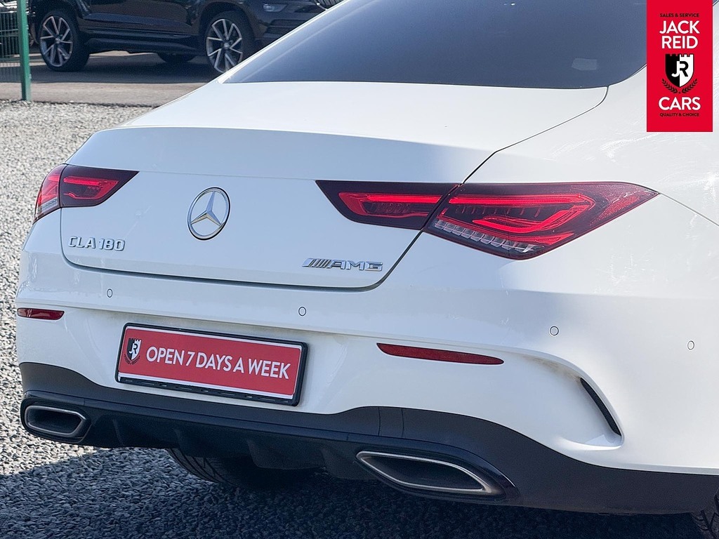 Mercedes-Benz CLA Class Saloon TRZ8275 White #3