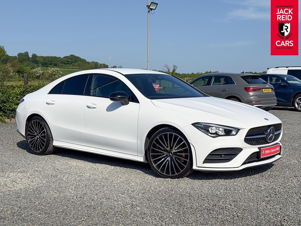Mercedes-Benz CLA Class Saloon TRZ8275 White #5