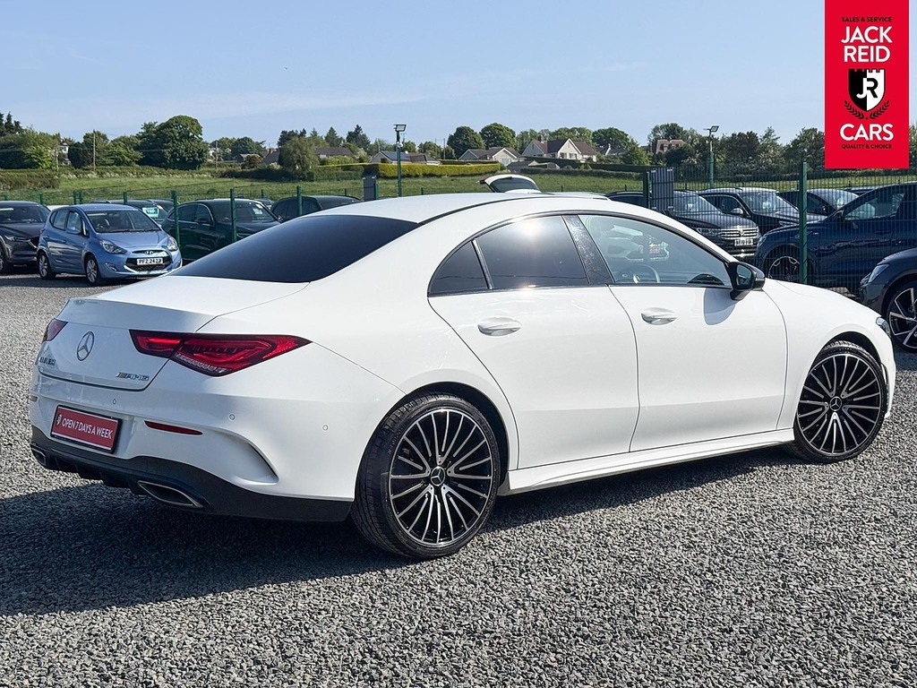 Mercedes-Benz CLA Class Saloon TRZ8275 White #4