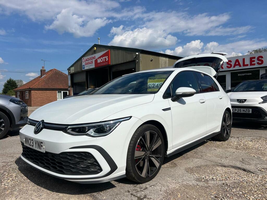 Volkswagen Golf Hatchback 2.0 Tdi Gtd Dsg Euro 6 Ss 20232 WN23YNF White #2