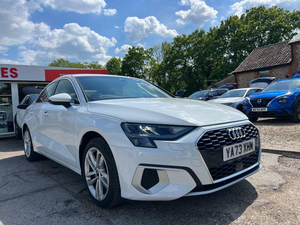 Audi A3 Saloon 1.5 Tfsi 35 Sport S Tronic Euro 6 Ss White