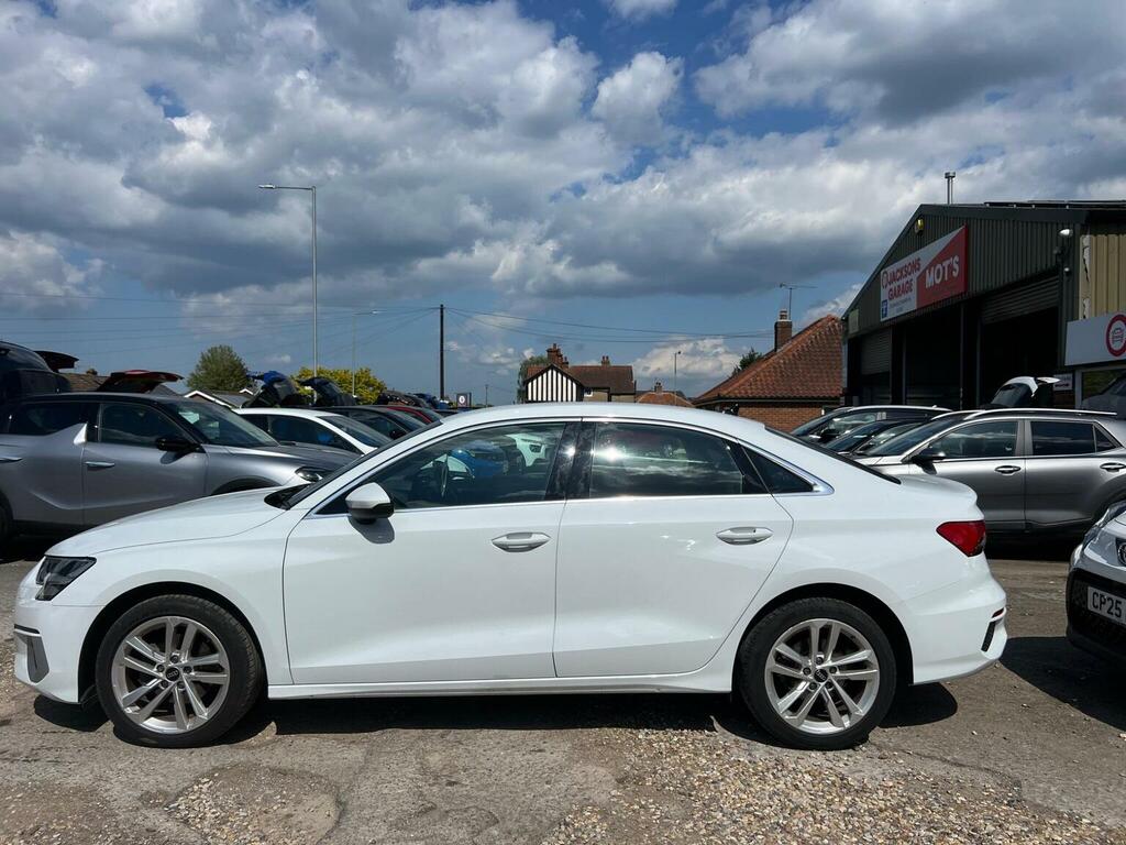 Audi A3 Saloon 1.5 Tfsi 35 Sport S Tronic Euro 6 Ss YA73XHM White #4