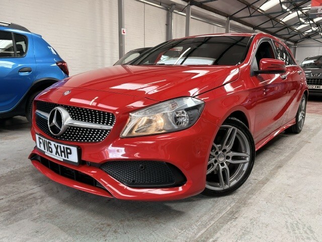 Mercedes-Benz A Class Hatchback 2.1 A200d Amg Line 2016 FV16XHP Red #2