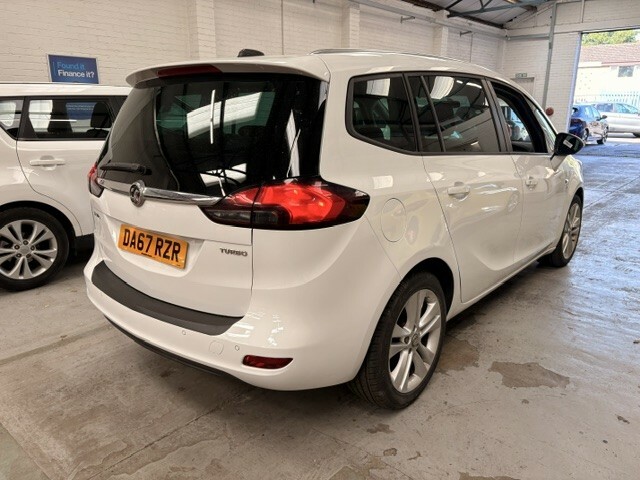 Vauxhall Zafira Tourer Mpv 1.4 I Turbo Sri 2017 DA67RZR White #6