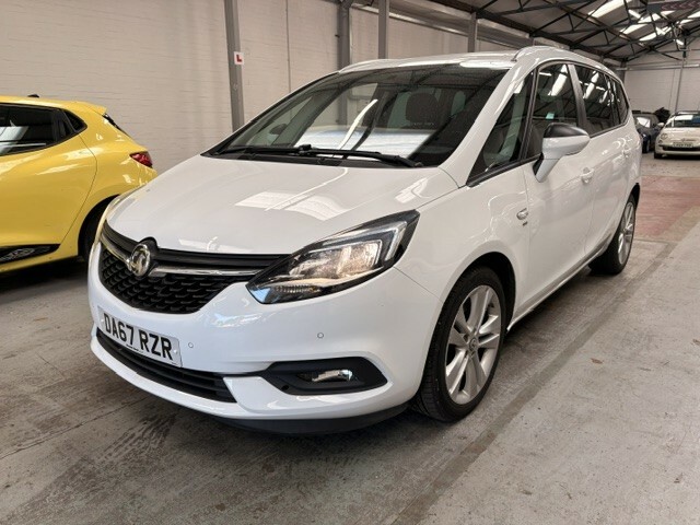 Vauxhall Zafira Tourer Mpv 1.4 I Turbo Sri 2017 DA67RZR White #3
