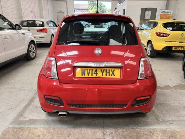 Fiat 500 Hatchback 1.2 500 1.2 S 2014 WV14YHX Red #5