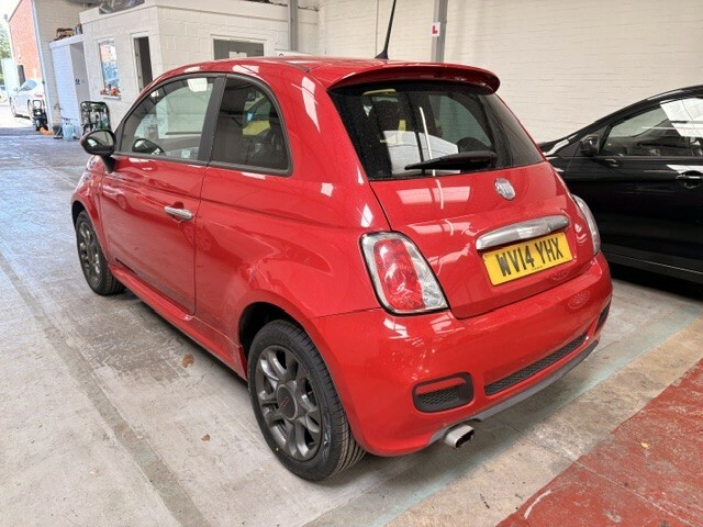 Fiat 500 Hatchback 1.2 500 1.2 S 2014 WV14YHX Red #4