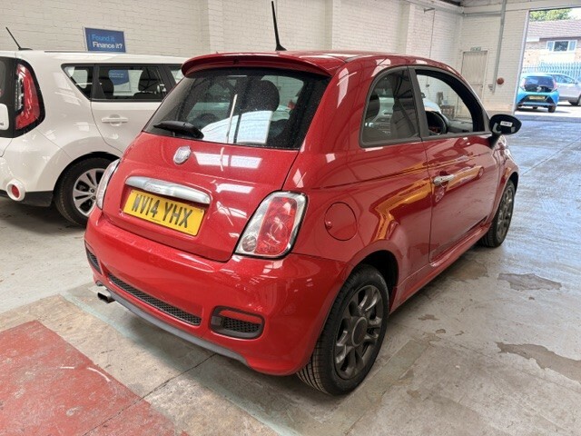 Fiat 500 Hatchback 1.2 500 1.2 S 2014 WV14YHX Red #6