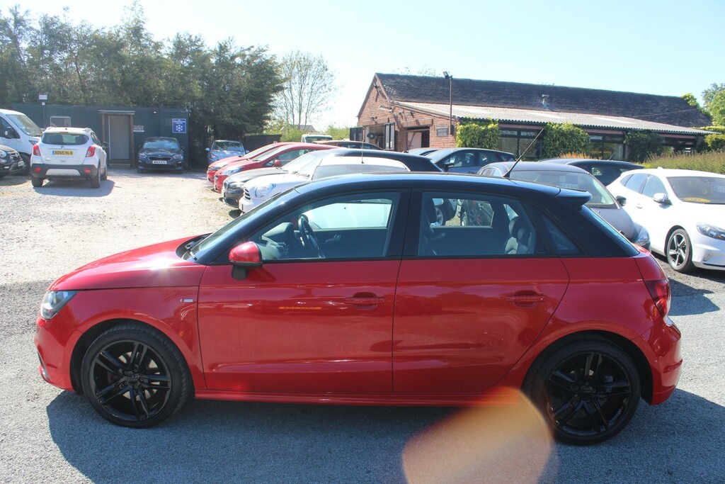 Audi A1 1.6 Tdi S Line YC62XWW Red #4