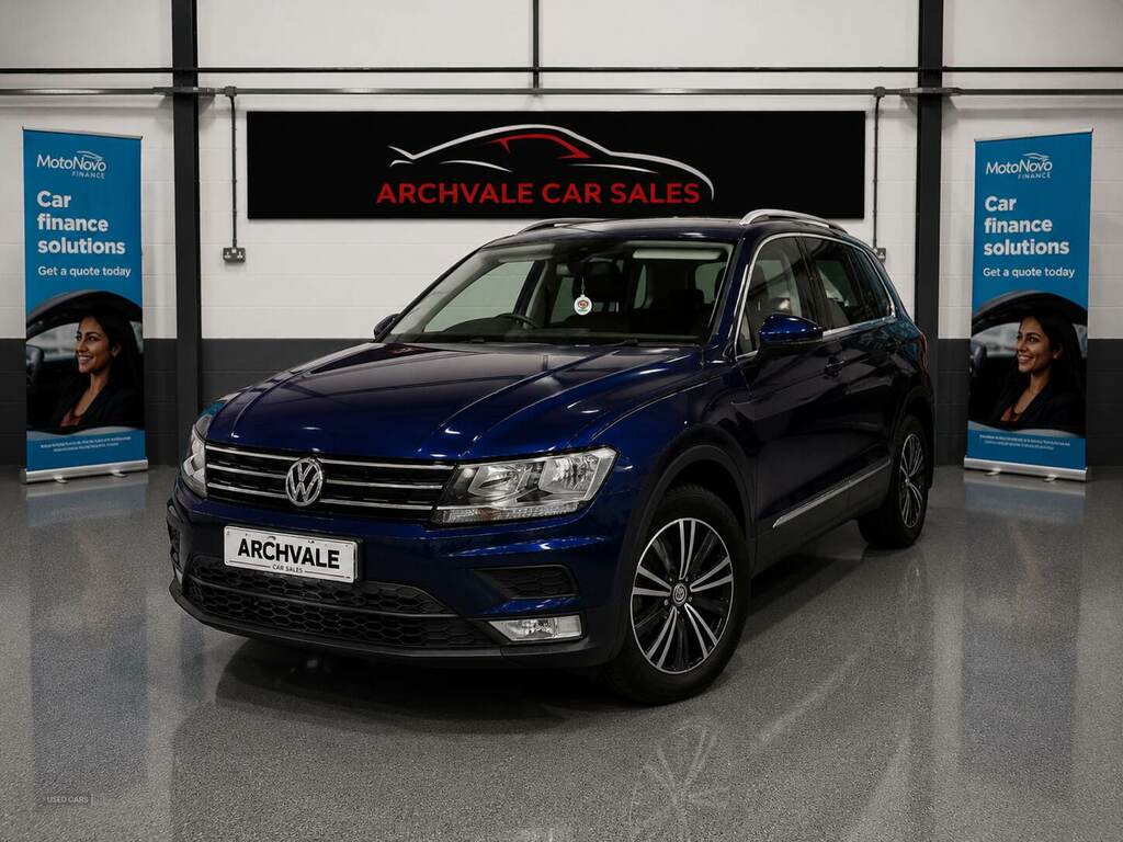 Volkswagen Tiguan 2.0 Tdi 150 4Motion Se Dsg SG66LHY Blue #5