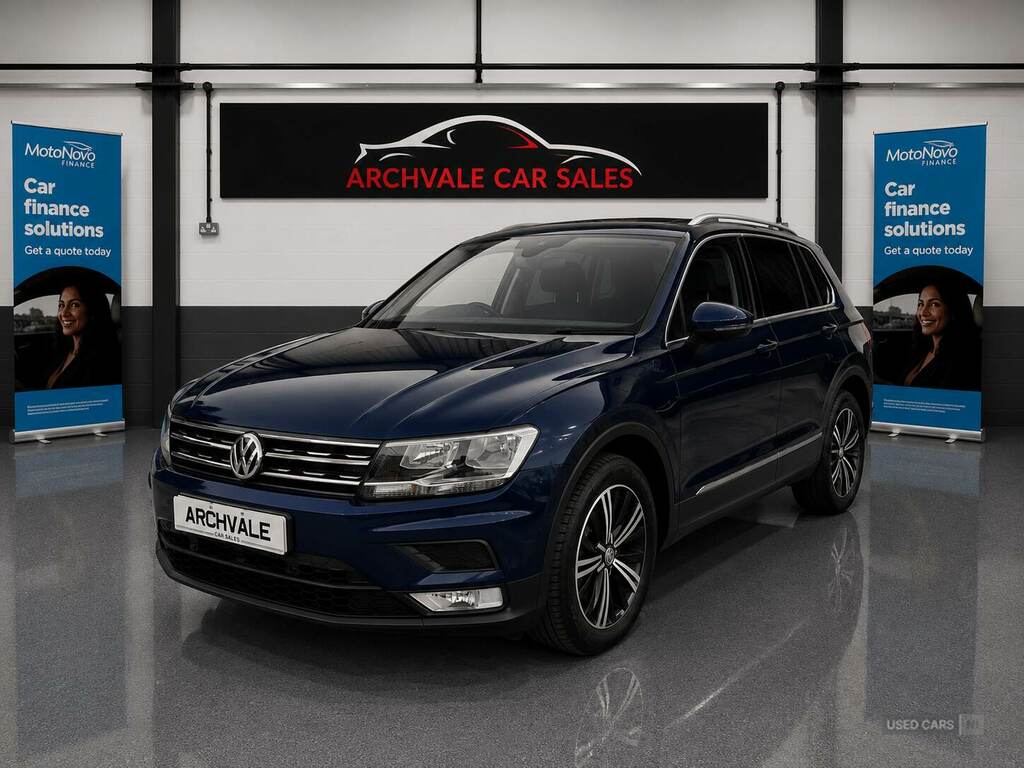 Volkswagen Tiguan 2.0 Tdi 150 4Motion Se Dsg SG66LHY Blue #6