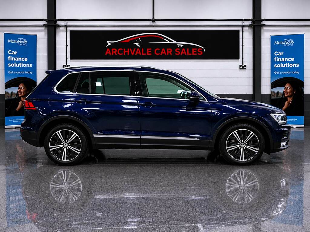 Volkswagen Tiguan 2.0 Tdi 150 4Motion Se Dsg SG66LHY Blue #2