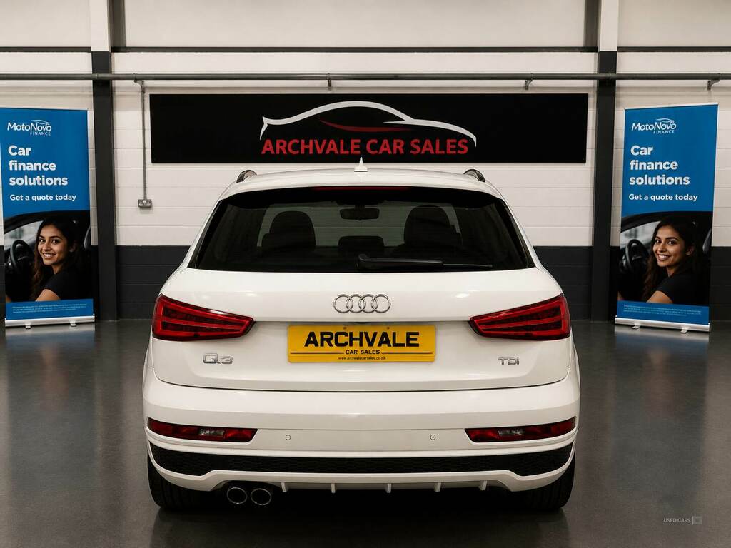 Audi Q3 2.0 Tdi S Line DU65EWZ White #4