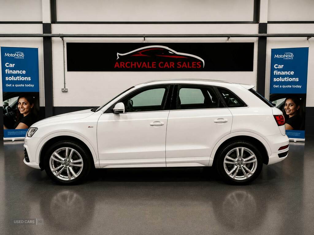 Audi Q3 2.0 Tdi S Line DU65EWZ White #6